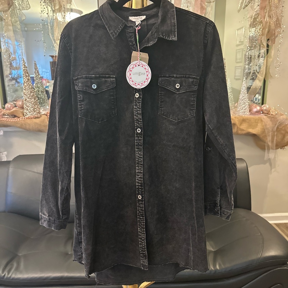 Umgee Black Jean Jacket